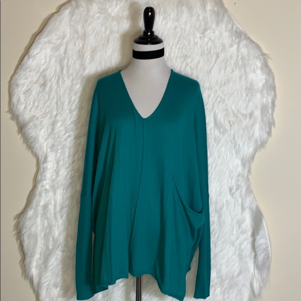 Kerisma Raven Slouchy Knit Sweater Pocket Top